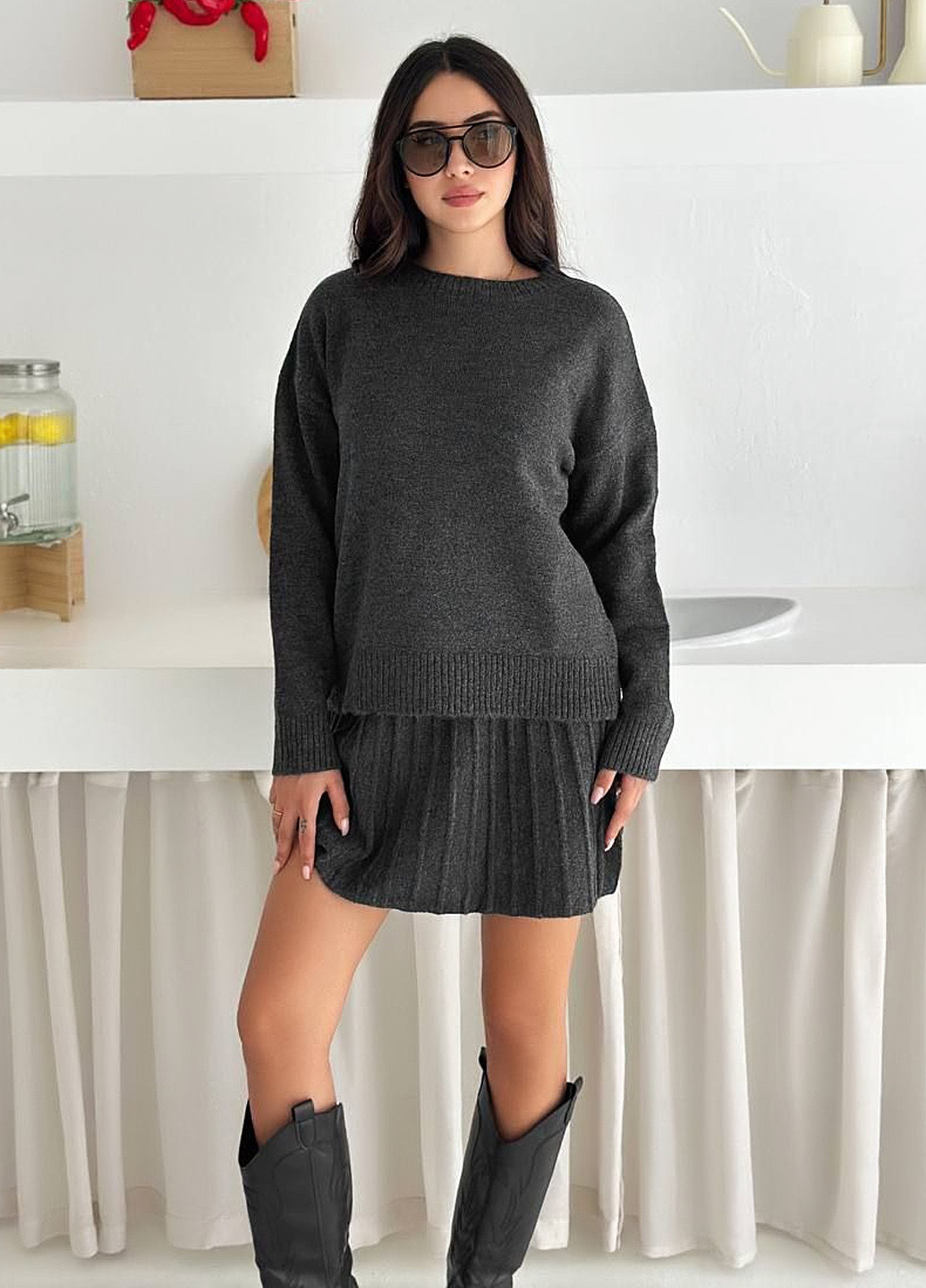 Костюм (джемпер, спідниця) No Brand (362096342)