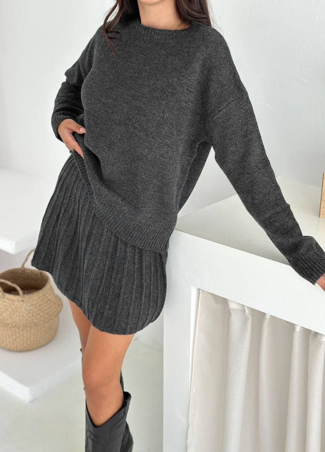 Костюм (джемпер, спідниця) No Brand (362096342)