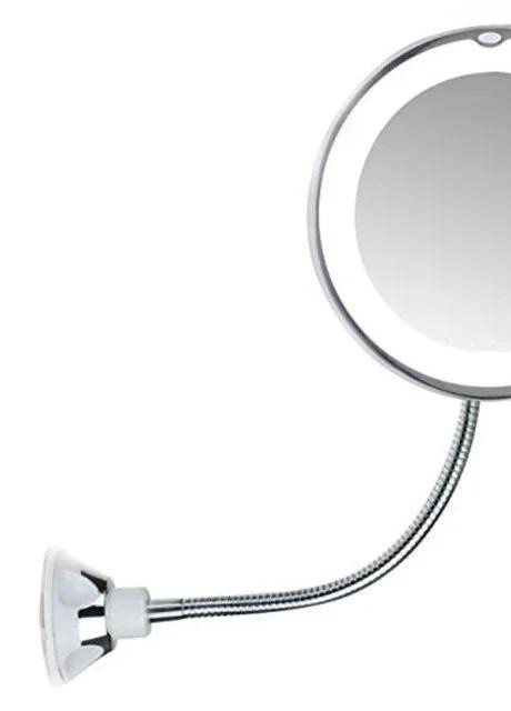 Зеркало для макияжа UKC Ultra Flexible с LED подсветкой Белый Mirror (239798363)