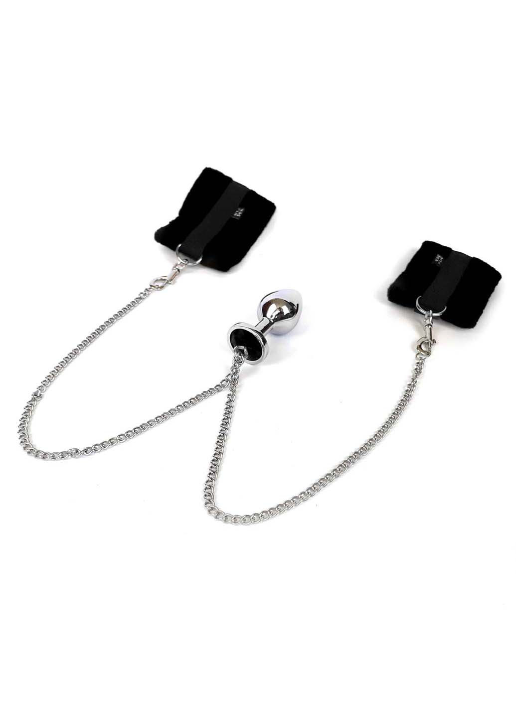 Наручники с металлической анальной пробкой Handcuffs with Metal Anal Plug  size M Art of Sex чёрная ‣ Купить в интернет-магазине Каста ‣ Киев, Одесса,  Харьков ‣ Доставка по всей Украине! (#255707359)