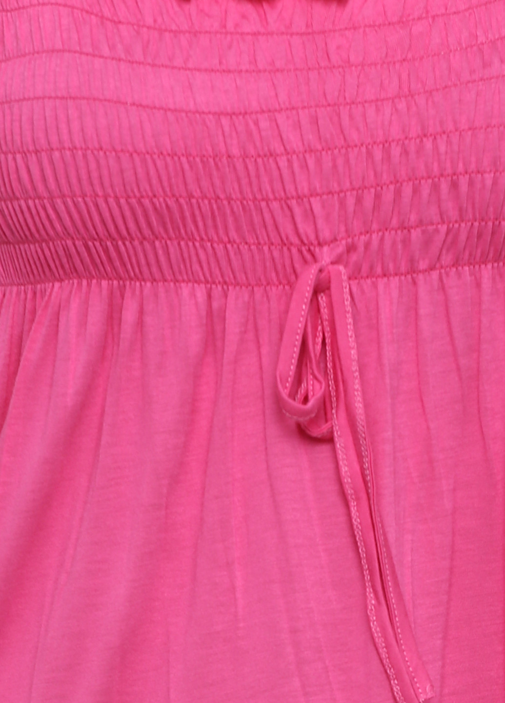 Розовое кэжуал платье а-силуэт Redoute однотонное
