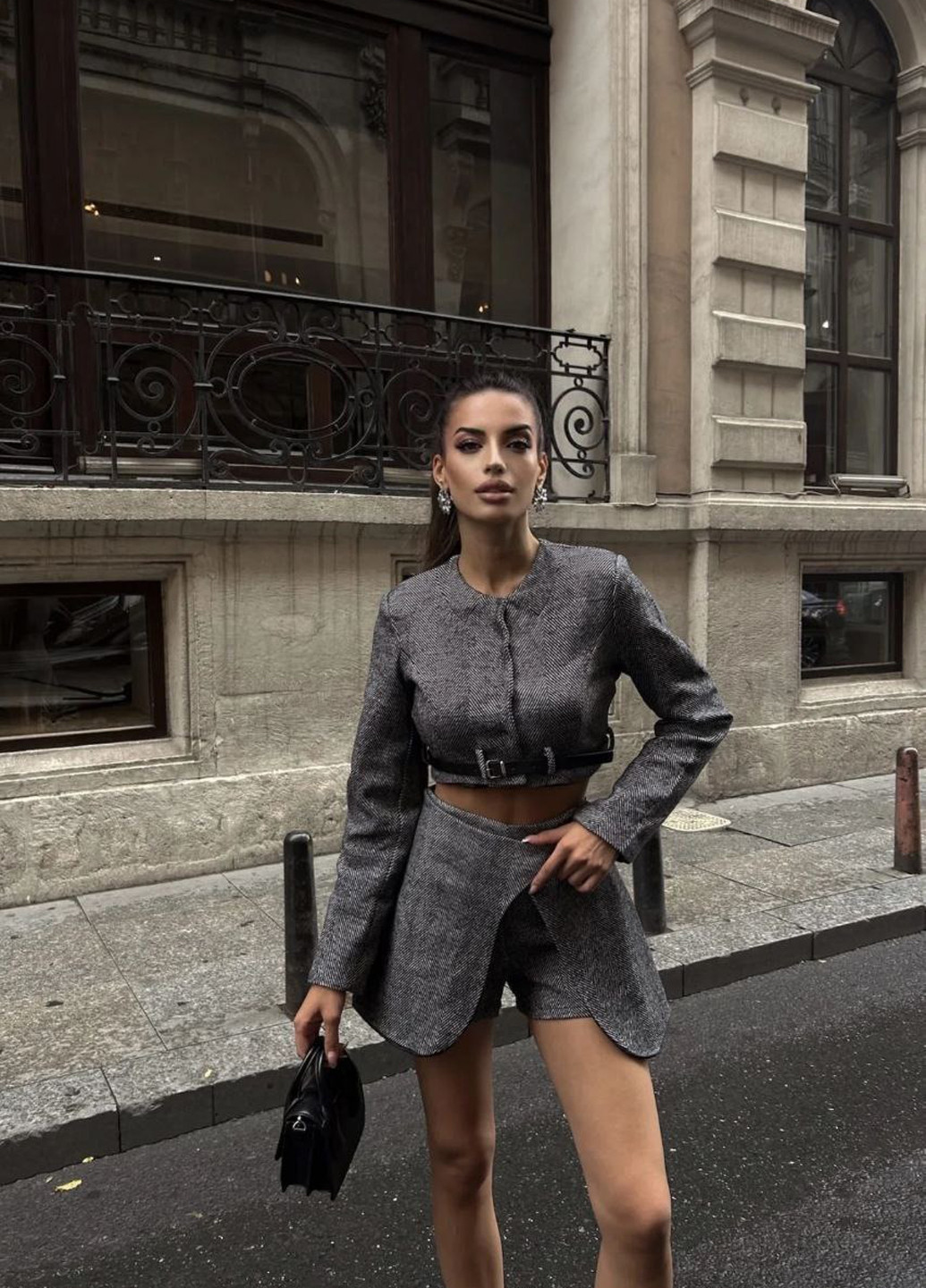 Костюм (жакет, юбка-шорты) No Brand (364666581)