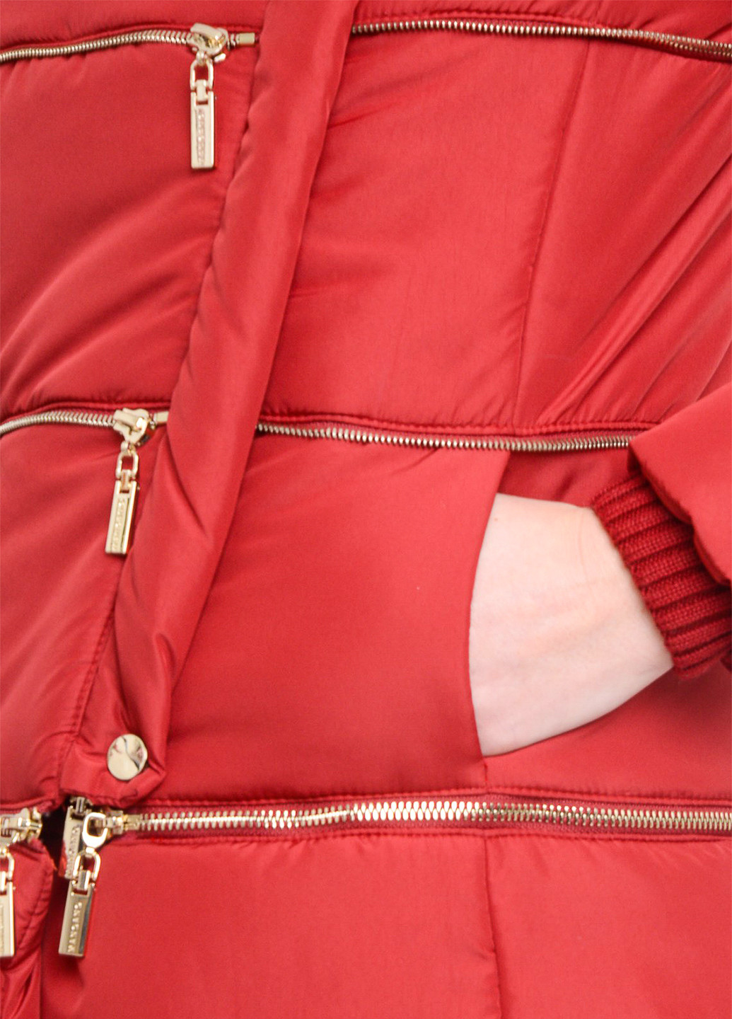 Червона демісезонна куртка Mangano