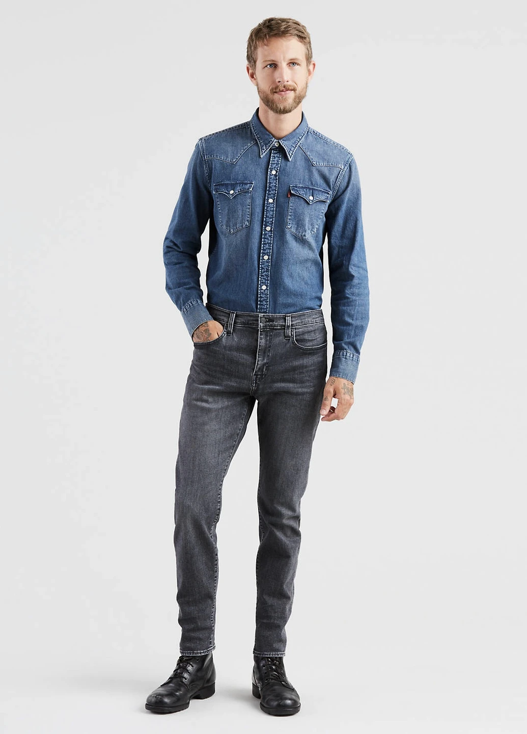 Джинси Levis 502 Regular Taper Fit Stretch Jeans Levi's (210514820)