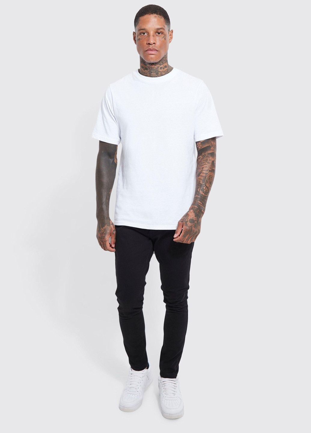 Черные кэжуал демисезонные зауженные брюки Boohoo