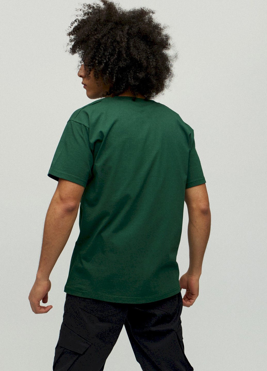 Темно-зеленая футболка мужская YAPPI