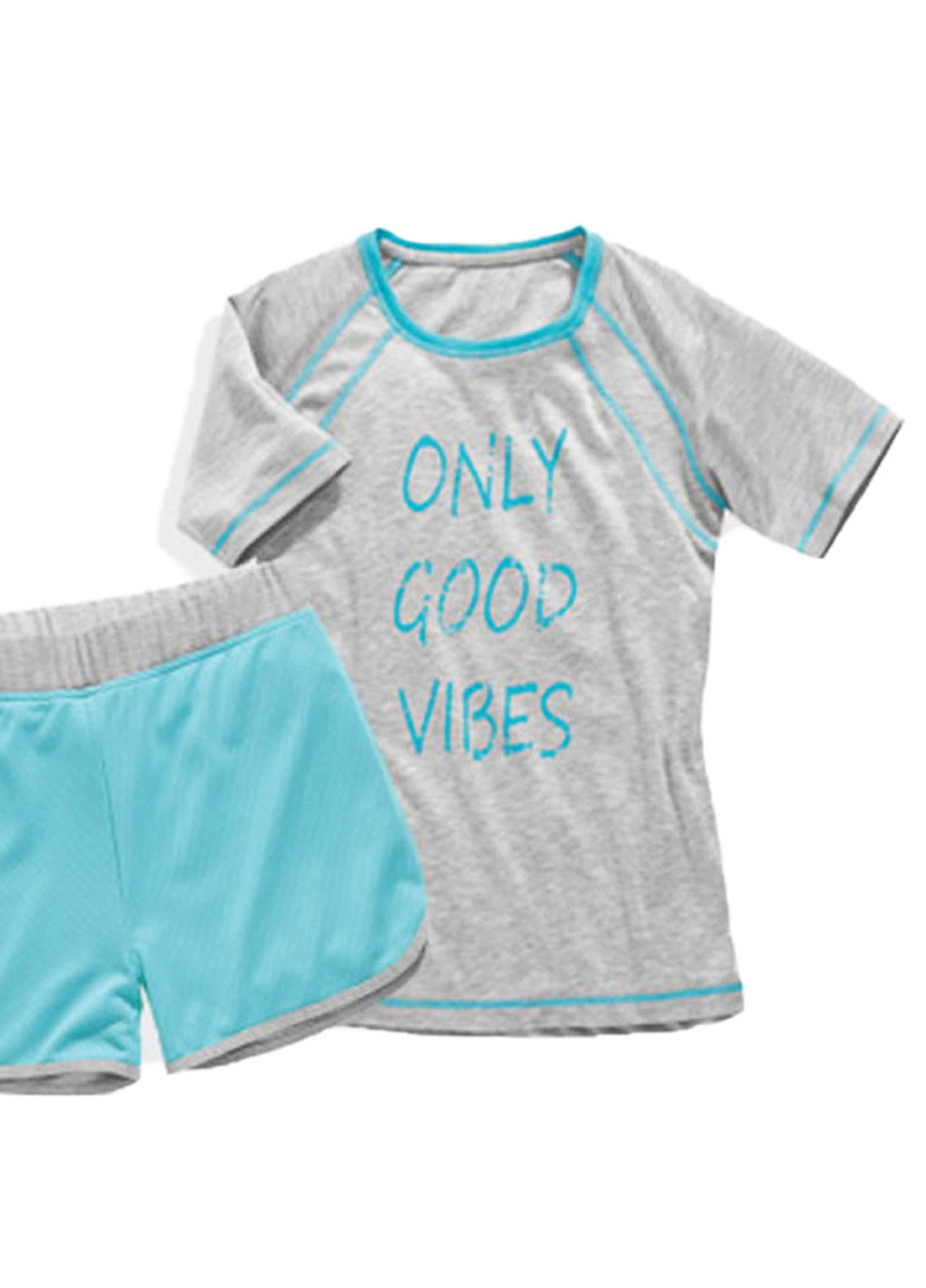 Комбінований літній спортивний костюм (футболка, шорти) Crane