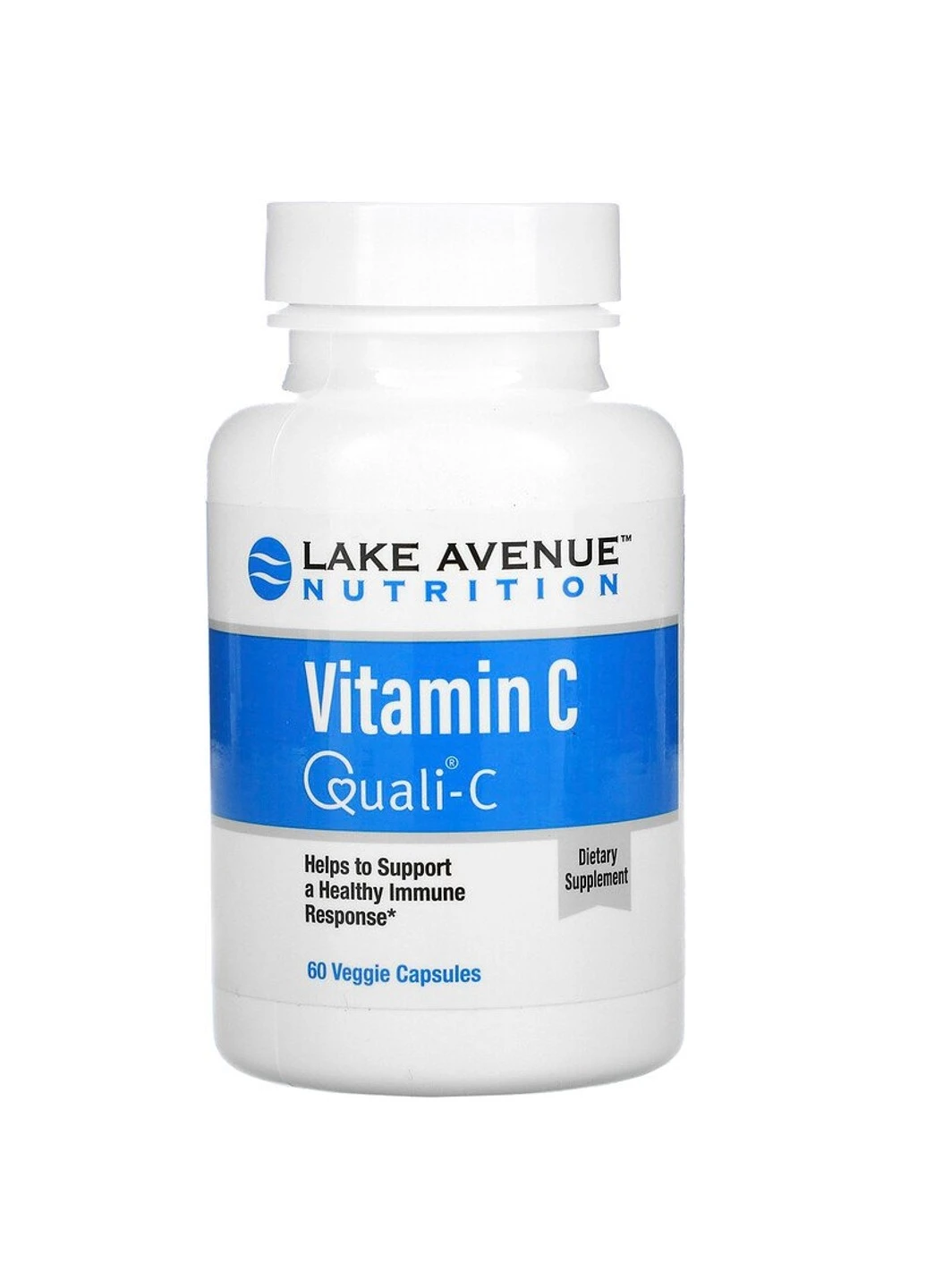 Вітамін C Vitamin C Quali-C 1000 mg 60 капсул Lake Avenue Nutrition (255410423)