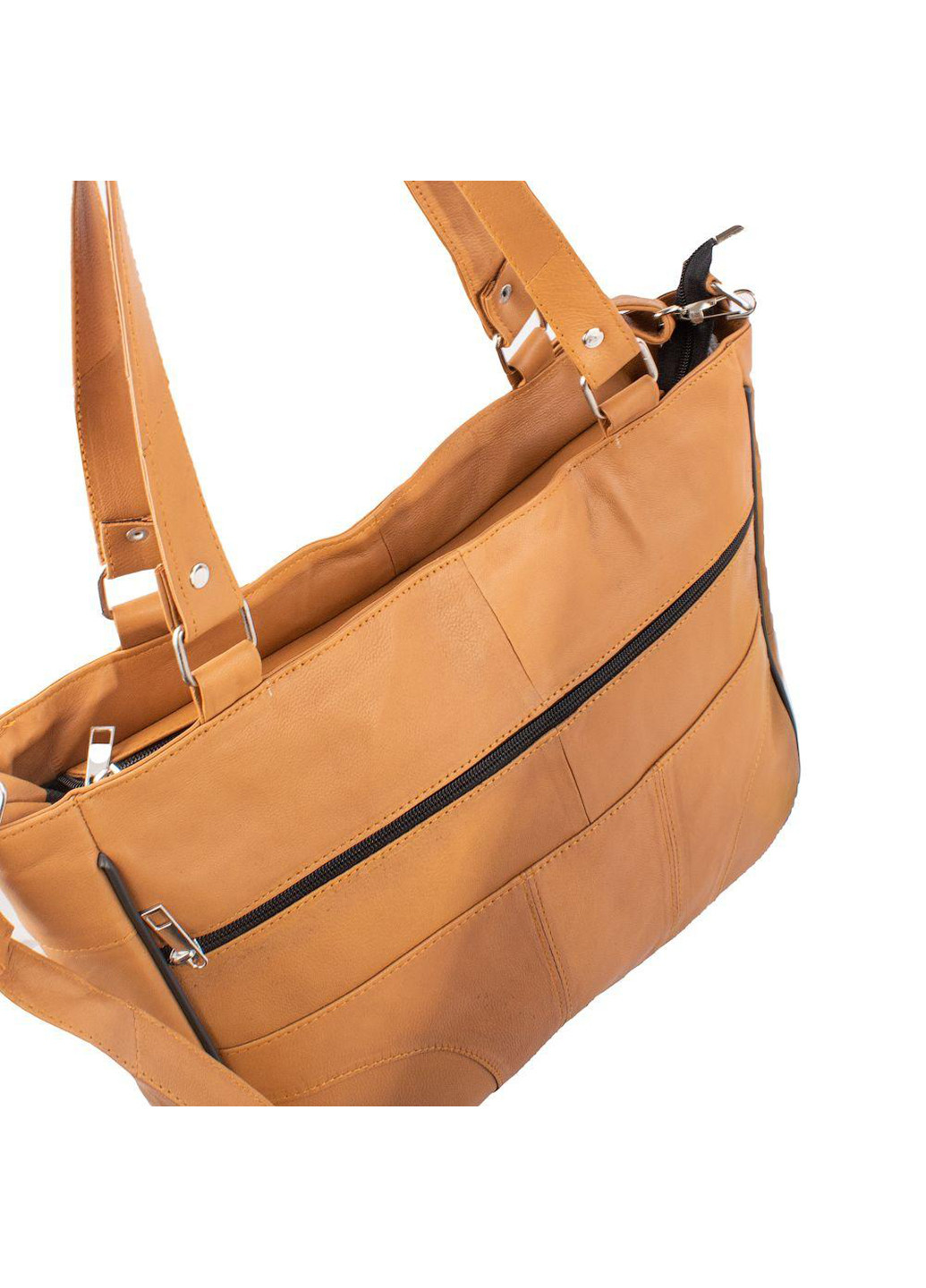 Жіноча шкіряна сумка-шоппер 34х28х10 см TuNoNa (232989139)