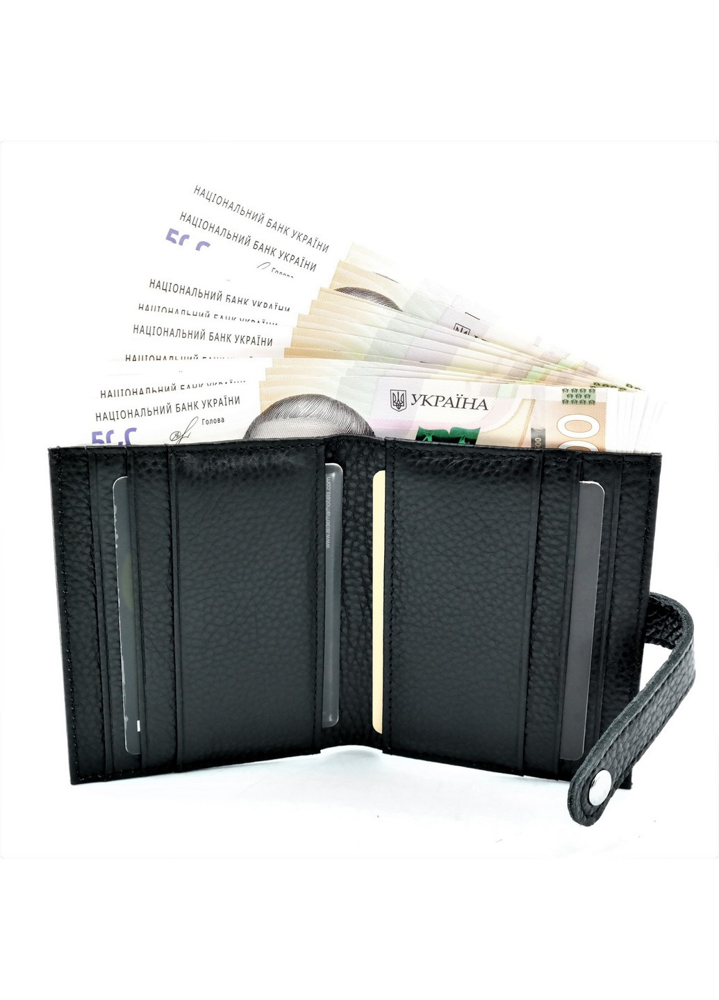 Чоловічий гаманець-візитниця 10,5х9х1,5 см Weatro (227170662)