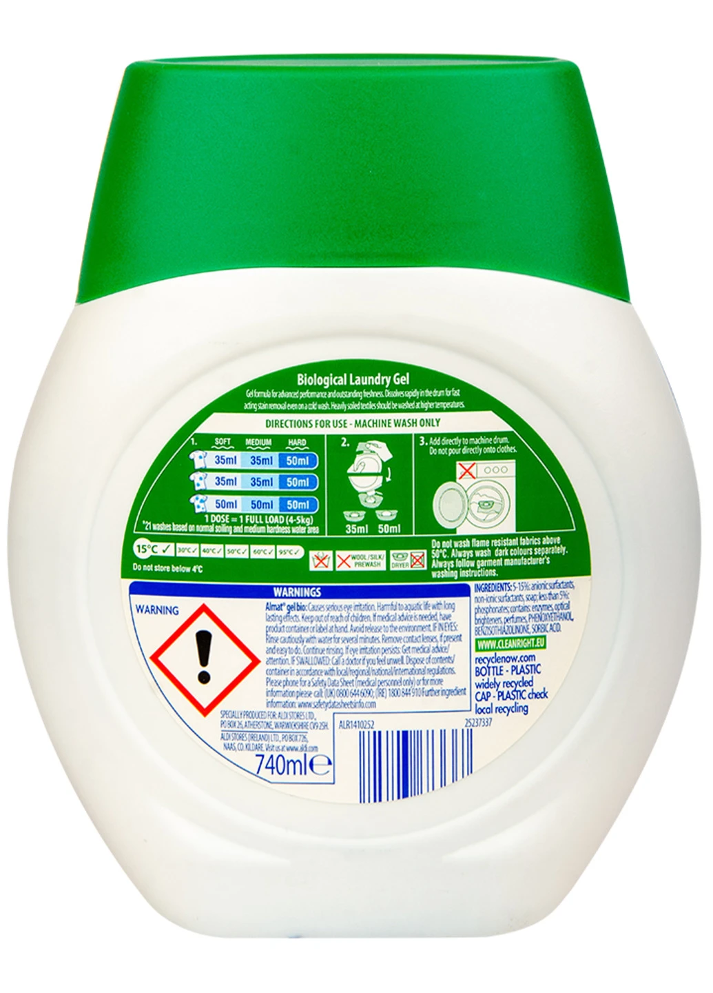 Гель для прання Bio 740 мл (21 прання) Almat (240689663)