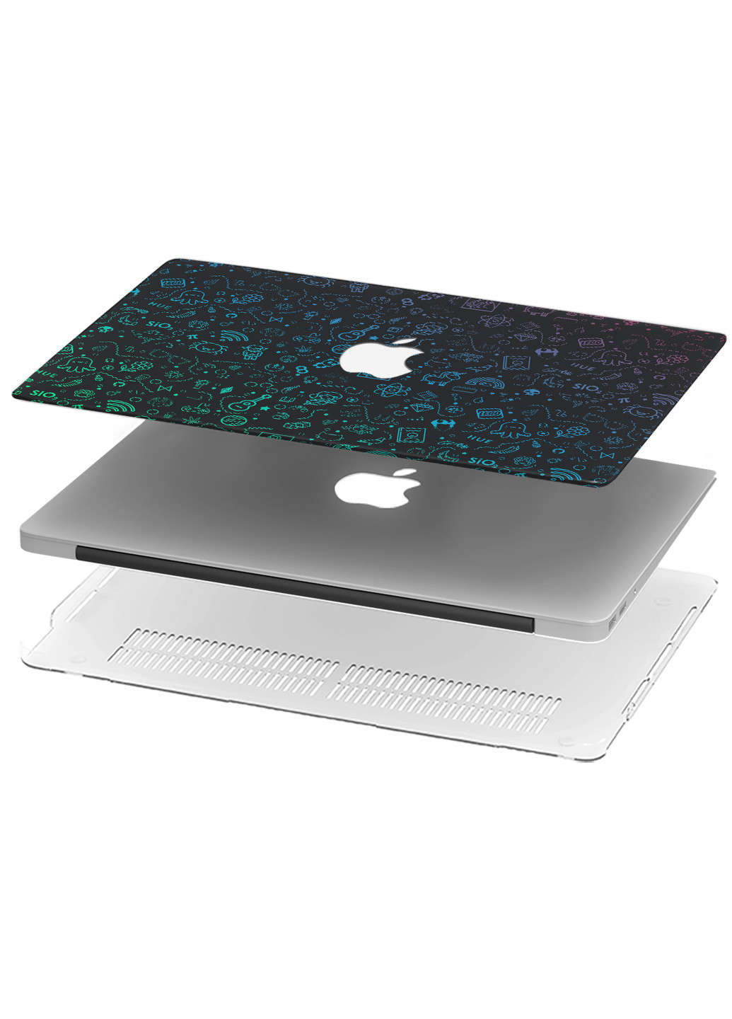 Чехол пластиковый для Apple MacBook Pro 16 A2141 Паттерн Лего (Lego pattern) (9494-2550) MobiPrint (218858024)