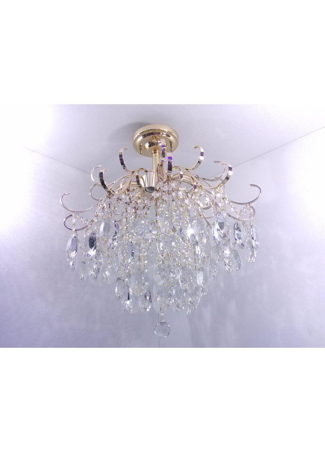 Люстра потолочная хрустальная 90040/6 Золото 60х57х57 см. Sunnysky (253122496)