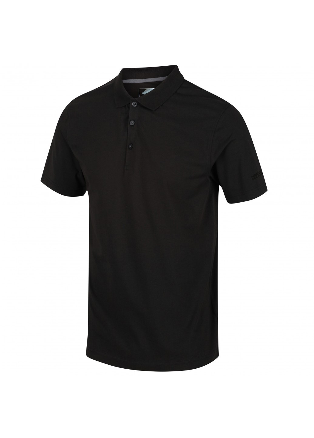 Черная футболка-поло для мужчин Regatta однотонная
