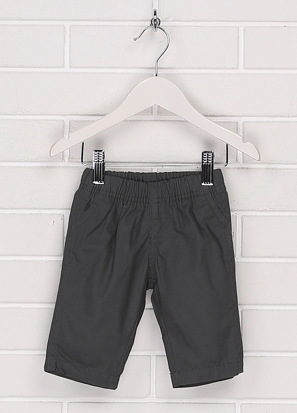 Темно-серые кэжуал демисезонные брюки со средней талией Carter's