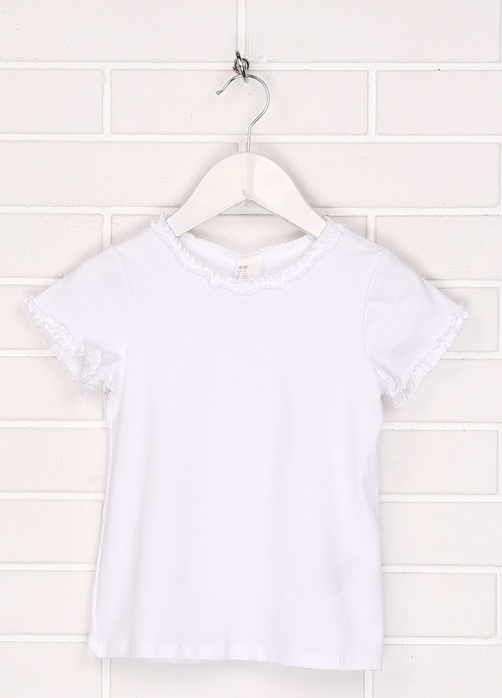 Біла літня футболка H&M