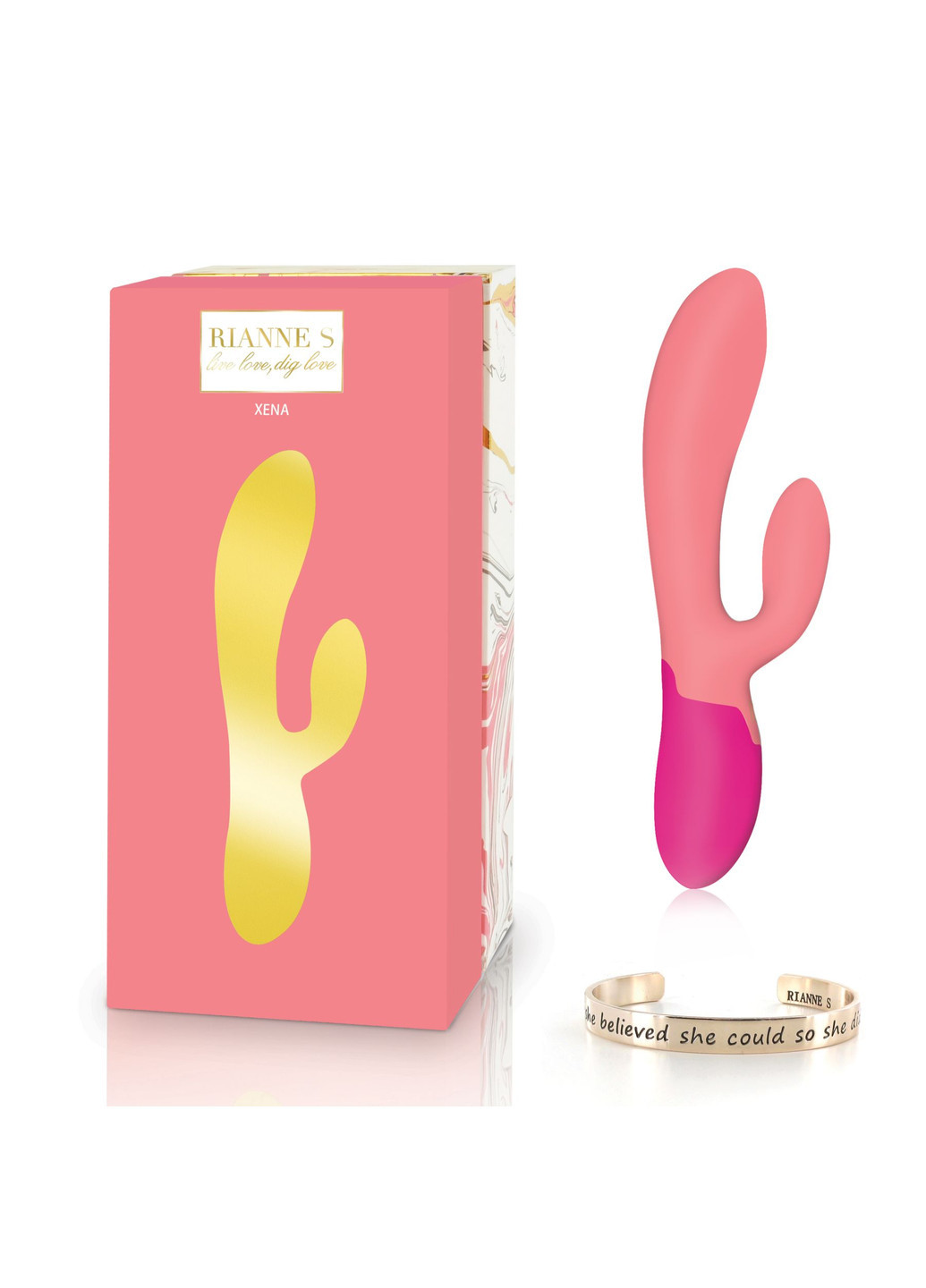 Вібратор-кролик : Xena Coral / Rose RIANNE S (252297323)