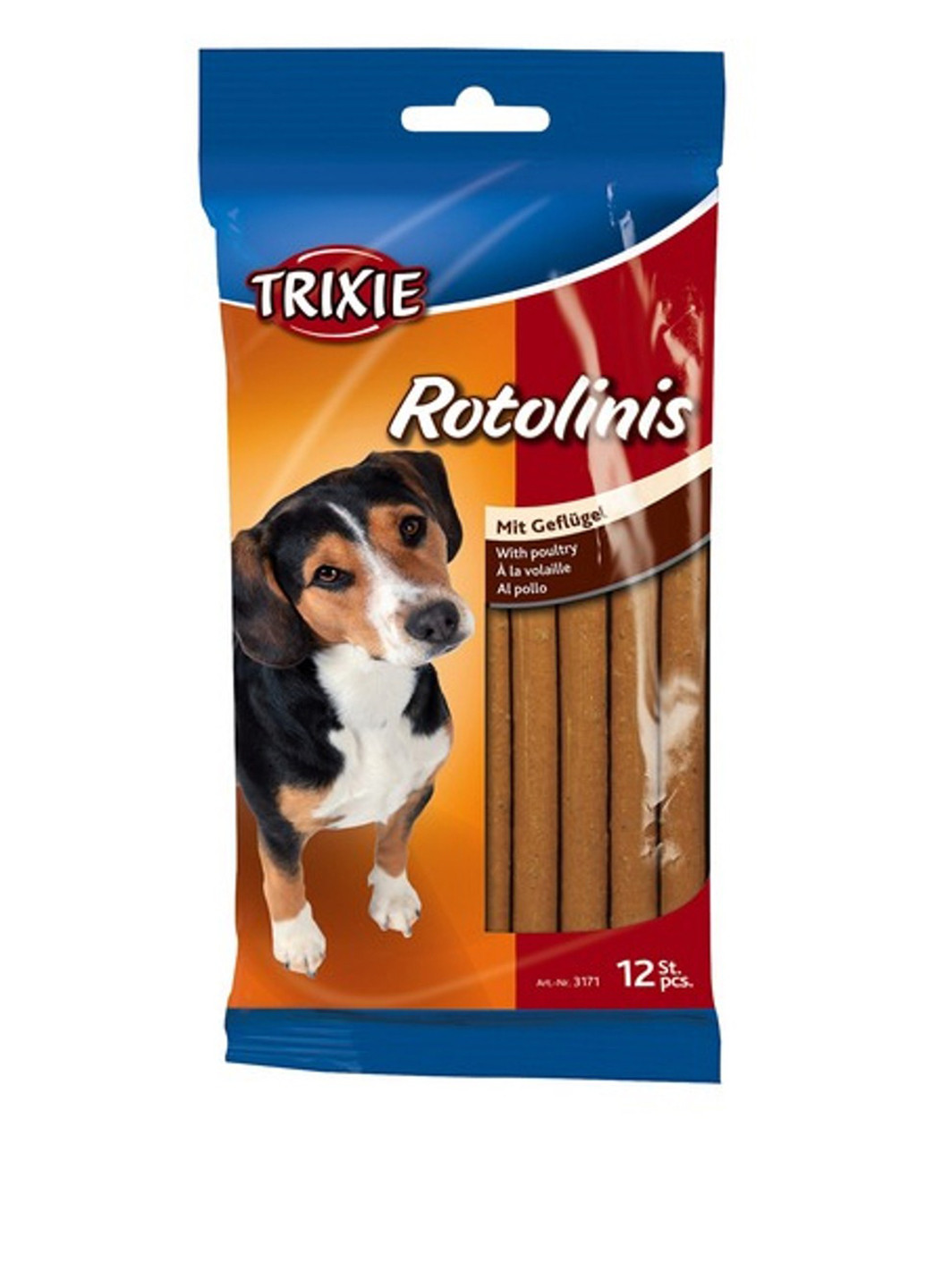 Лакомство для собак "Rotolinis" с мясом птицы 120 г, (12 шт) Trixie (16934934)