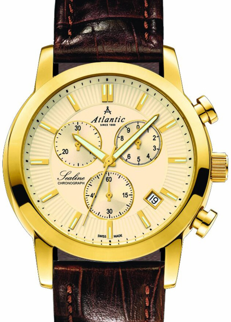 Часы 62450.45.31G кварцевые классические Atlantic (229044277)