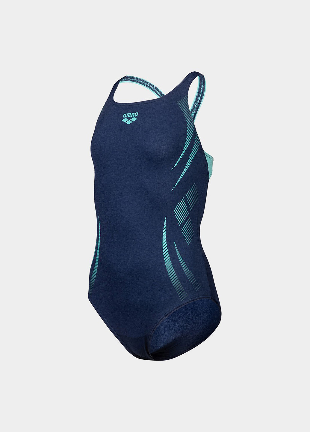 Темно-синий летний купальник слитный, танк Arena POSEIDONIA SWIMSUIT SWIM PRO B
