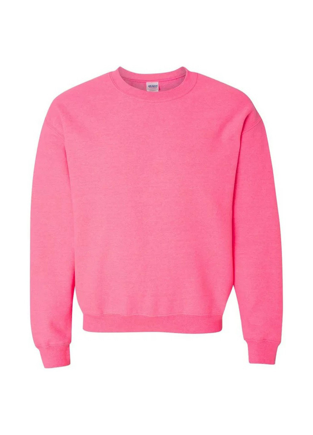 Рожевий світшот Gildan однотонний без декору (361960166)