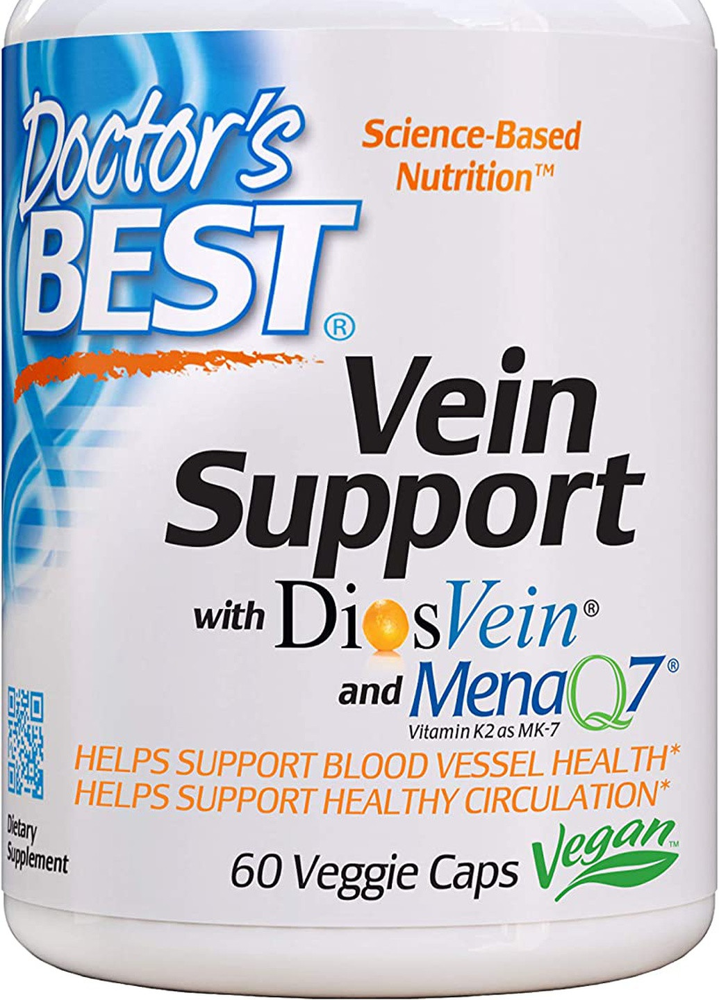 Vein Support with DiosVein and MenaQ7, 60 Veggie Caps Doctor's Best (256225046)