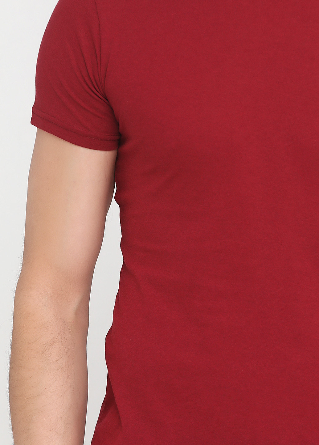 Светло-бордовая футболка с коротким рукавом LEXSUS