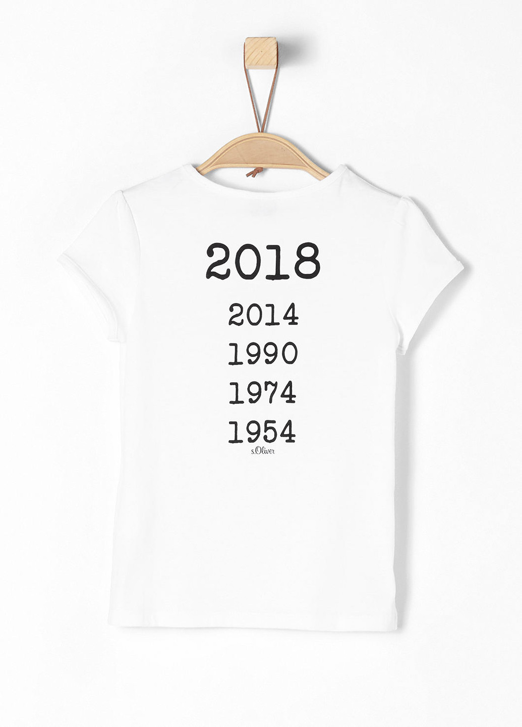 Біла літня футболка S.Oliver