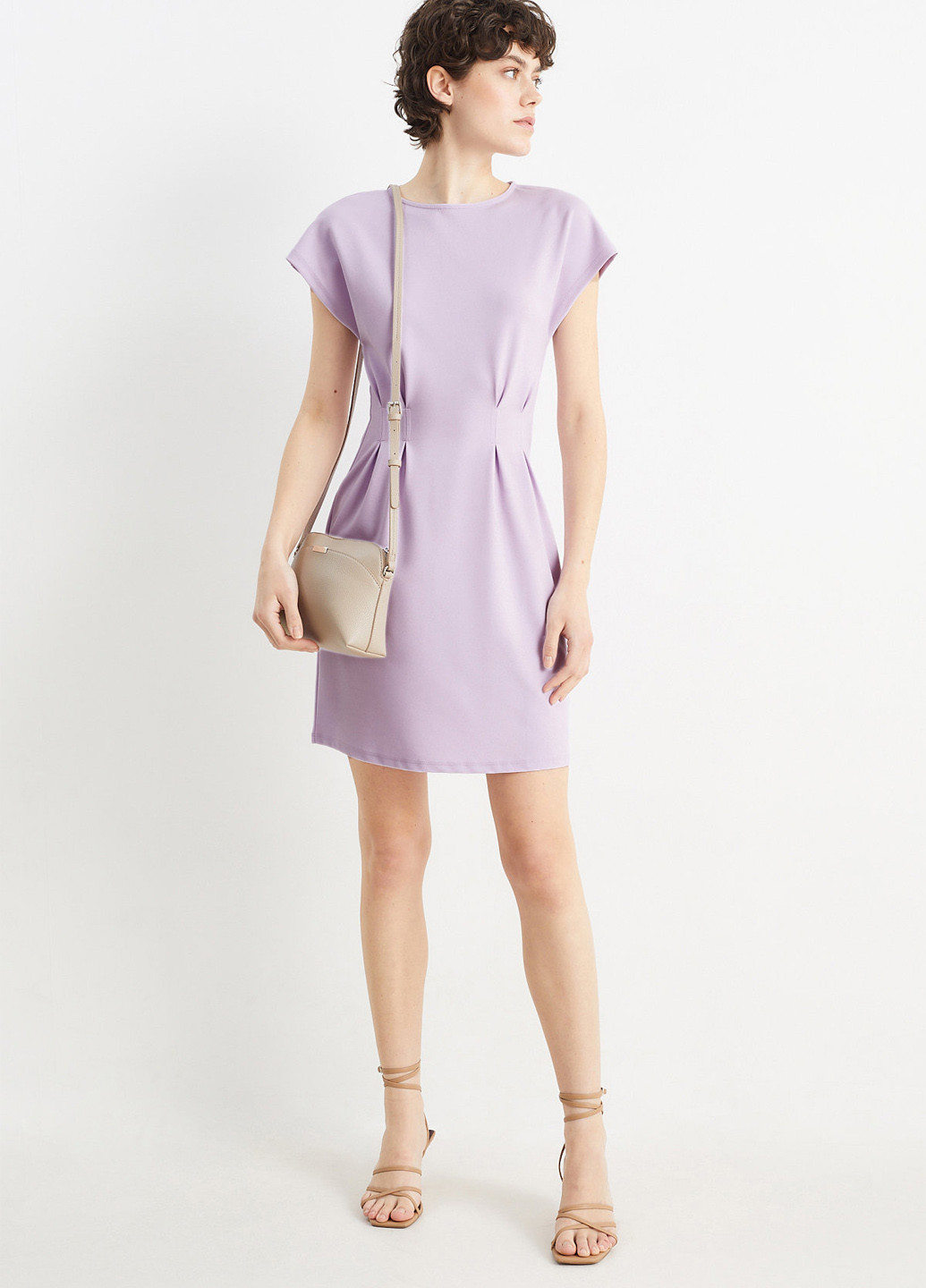 Бузкова кежуал сукня футляр C&A однотонна