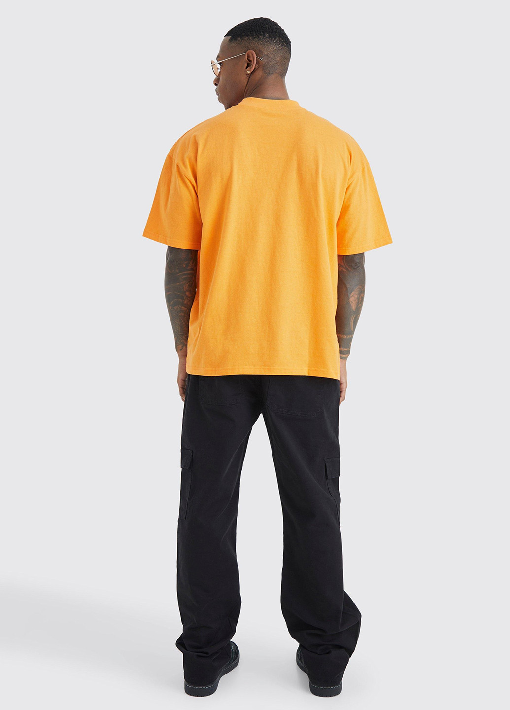 Оранжевая футболка Boohoo