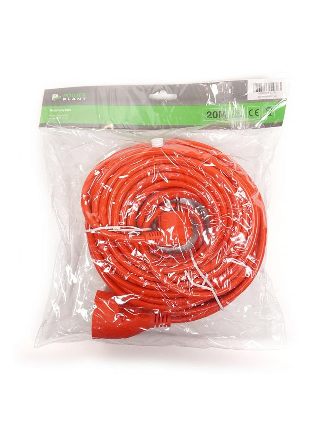Подовжувач мережі подовжувач 20 м (JY-3024/20) (PPCA10M200S1) PowerPlant (251409374)