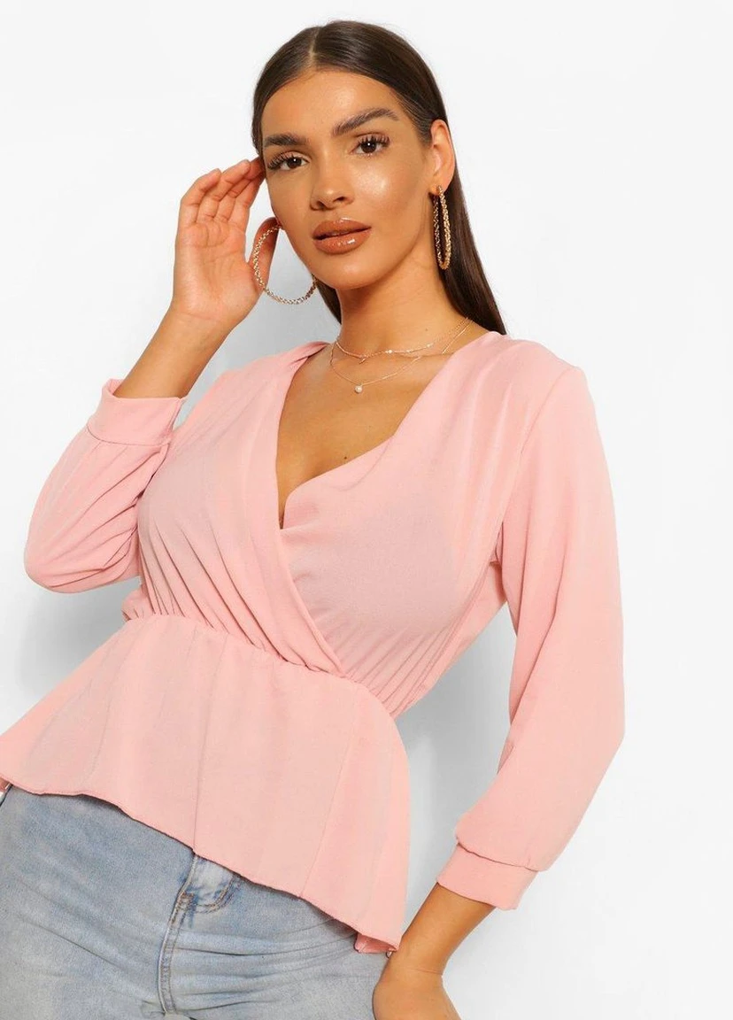 Рожева блуза Boohoo