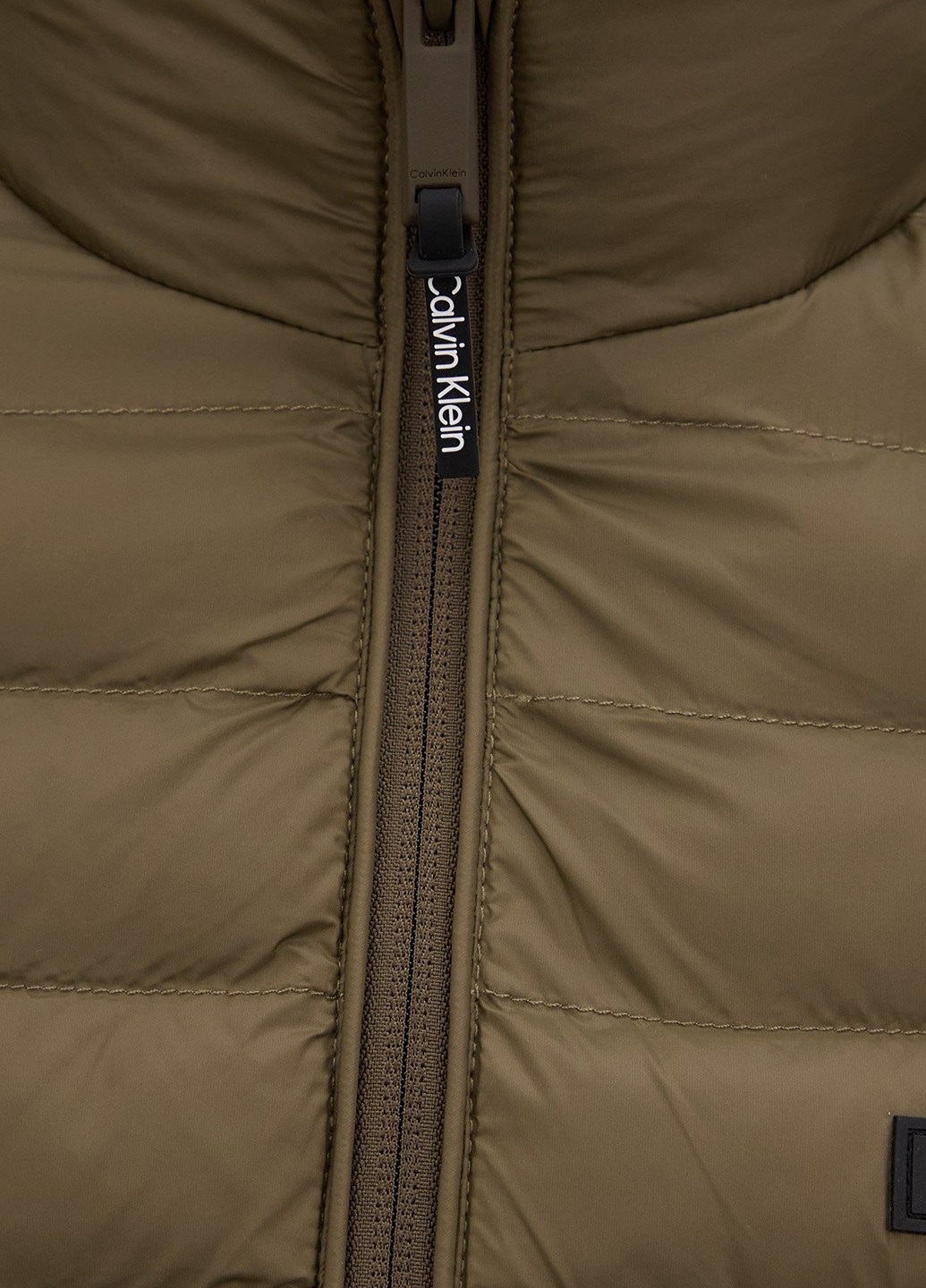 Оливкова (хакі) демісезонна куртка Calvin Klein