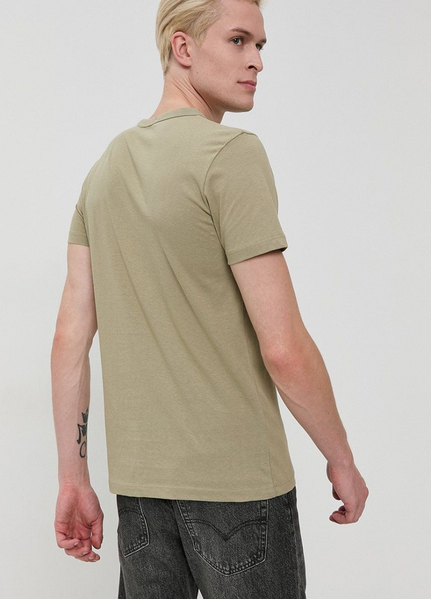 Хаки (оливковая) футболка Tom Tailor 1026927 hk