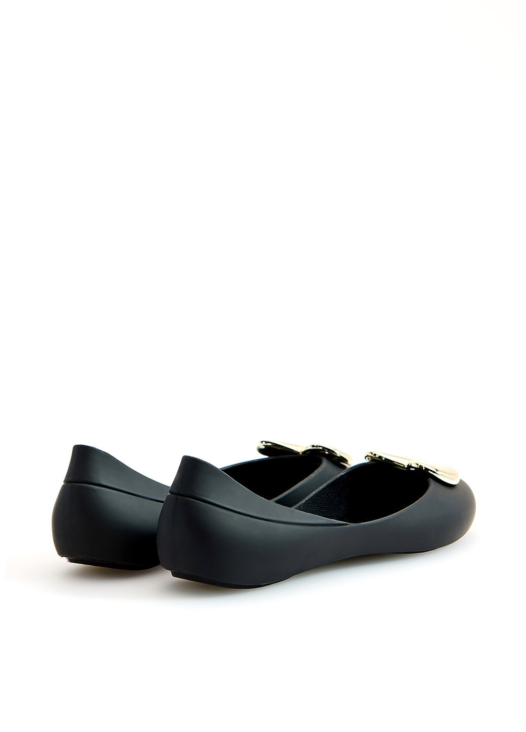 Женские балетки Mohito | чёрные однотонные брошь пвх (280755941)