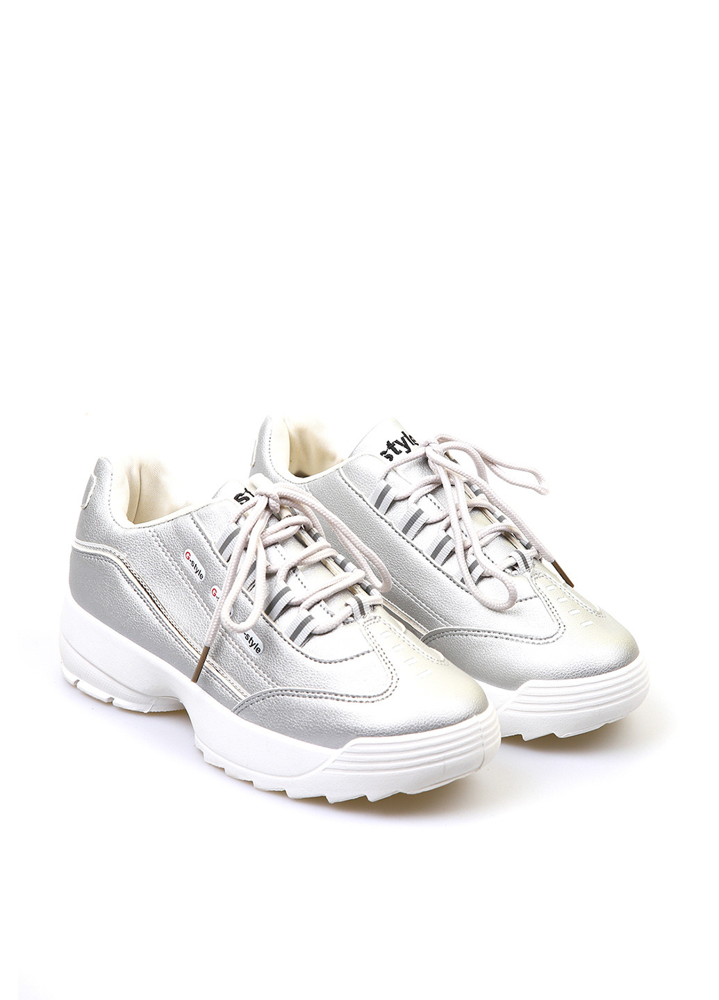 Кросівки Vintage срібні всесезони (342119598)