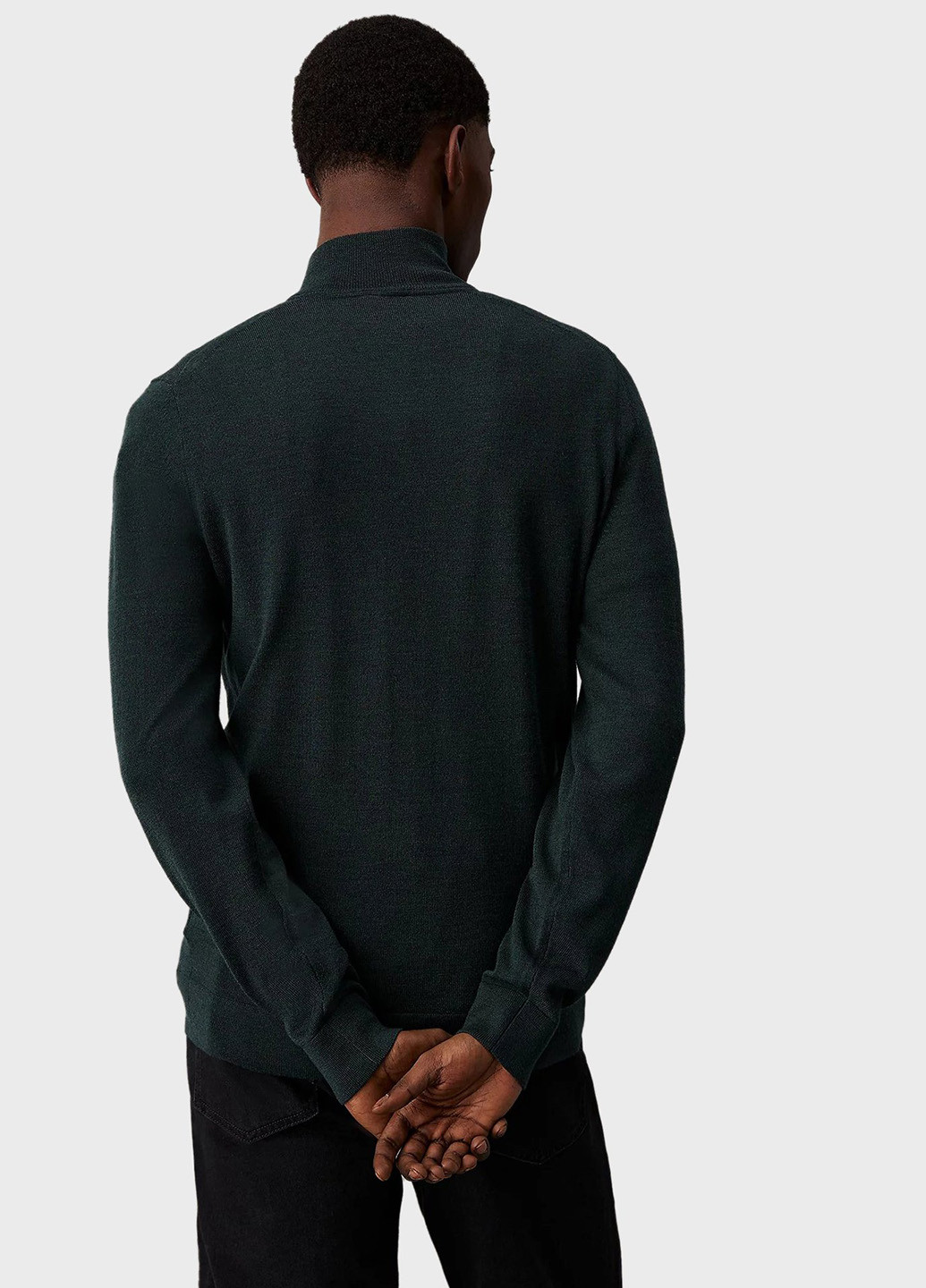Темно-зеленый демисезонный свитер Calvin Klein