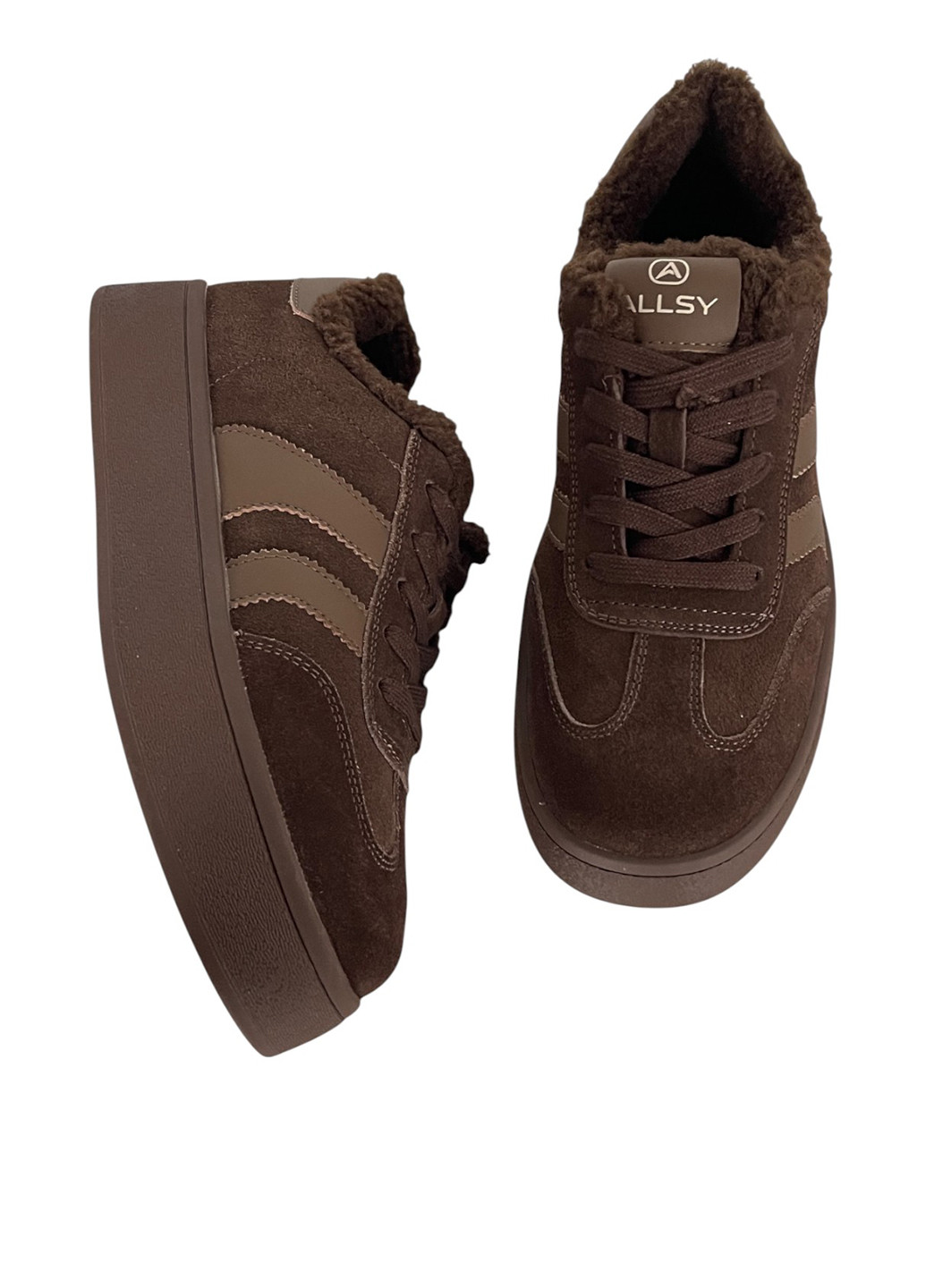 Кросівки ALLSY коричневі зими (364799191)