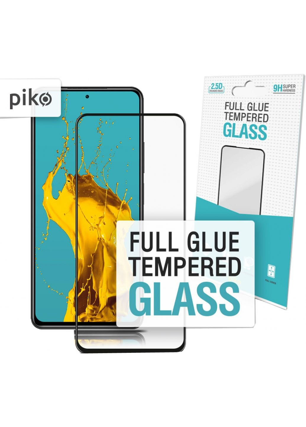 Стекло защитное Full Glue Xiaomi Poco F3 (1283126511462) Piko (252387375)