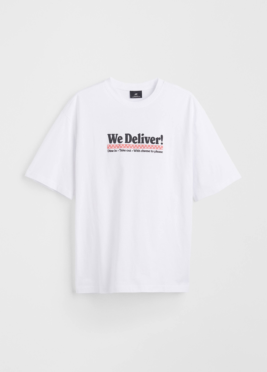 Белая футболка H&M