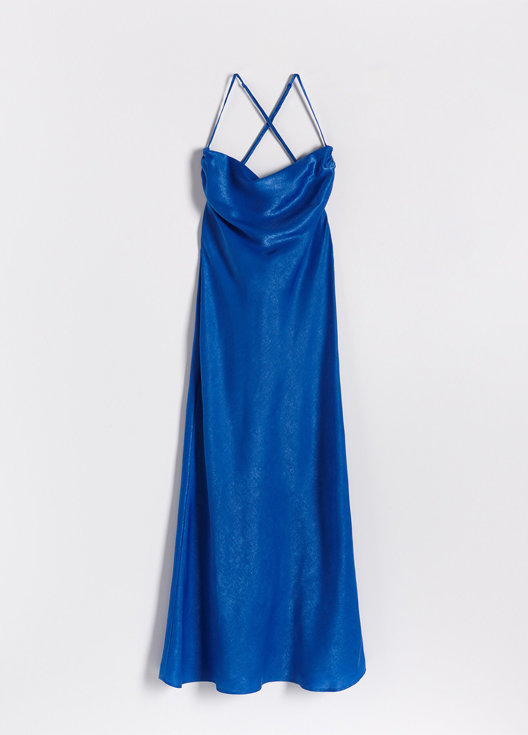 Синя кежуал сукня з відкритою спиною Reserved однотонна
