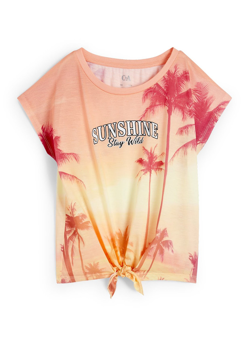 Помаранчева літня футболка C&A