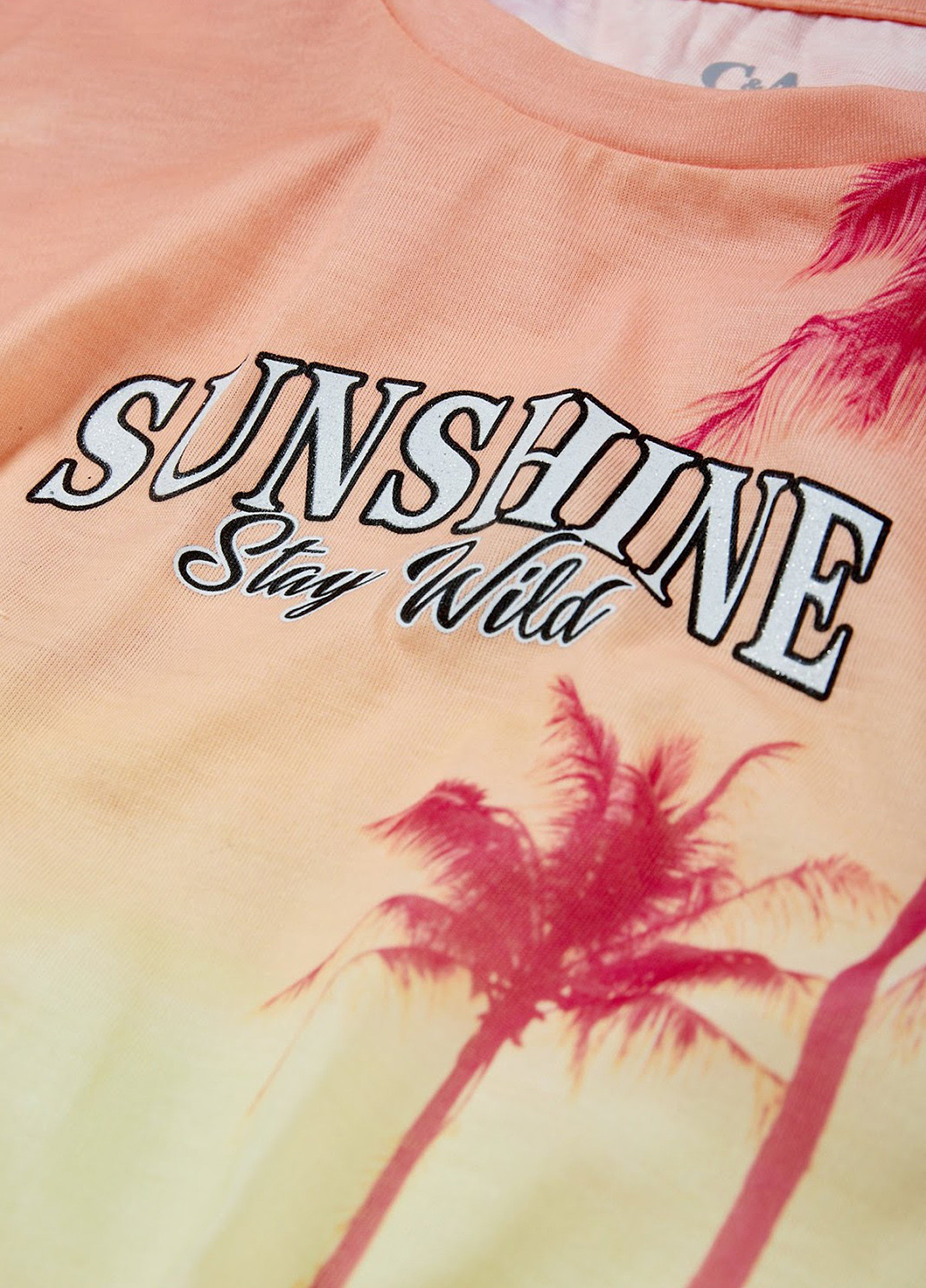 Помаранчева літня футболка C&A