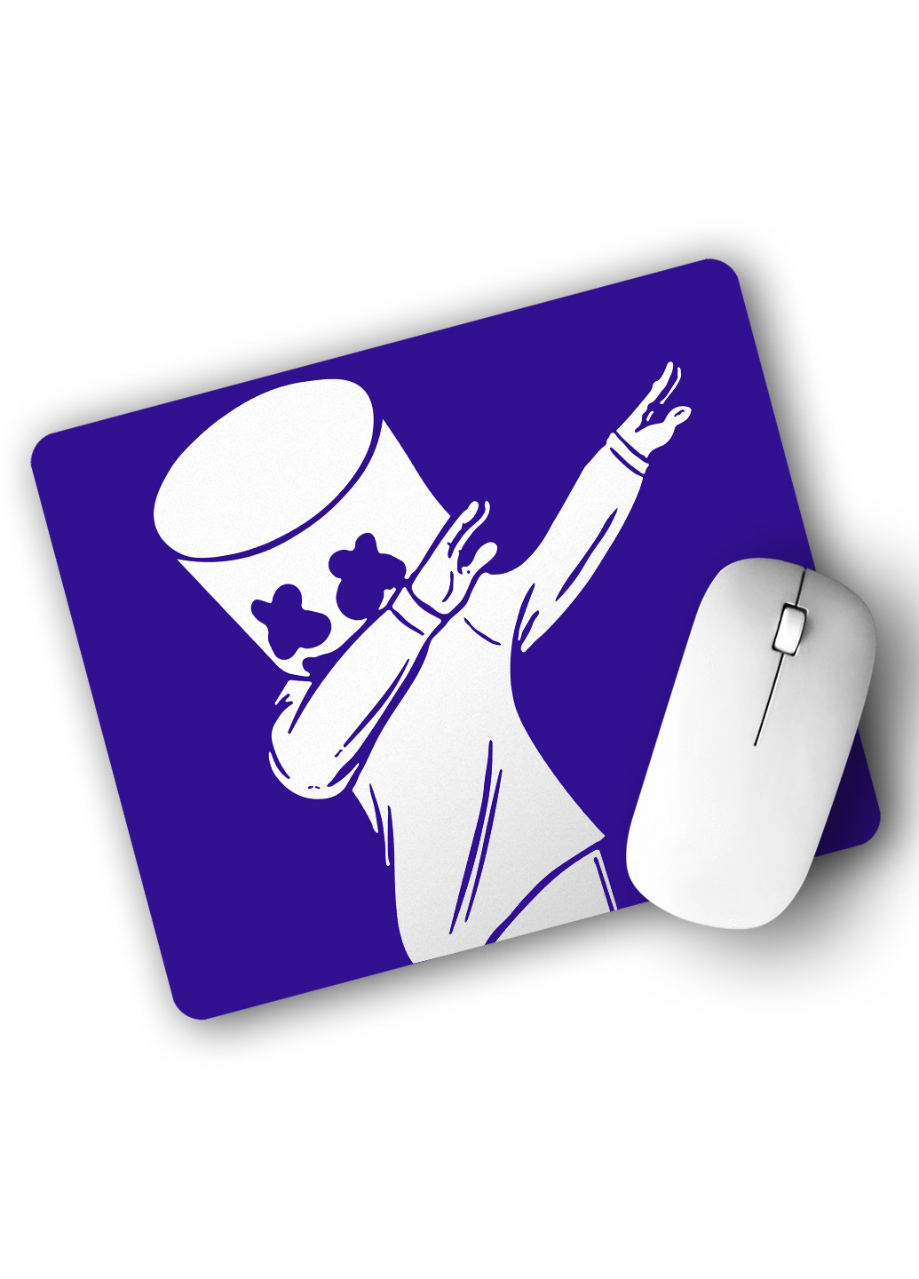 Коврик для мышки Маршмелло Фортнайт (Marshmello Fortnite) (25108-1330) 29х21 см MobiPrint (224437209)