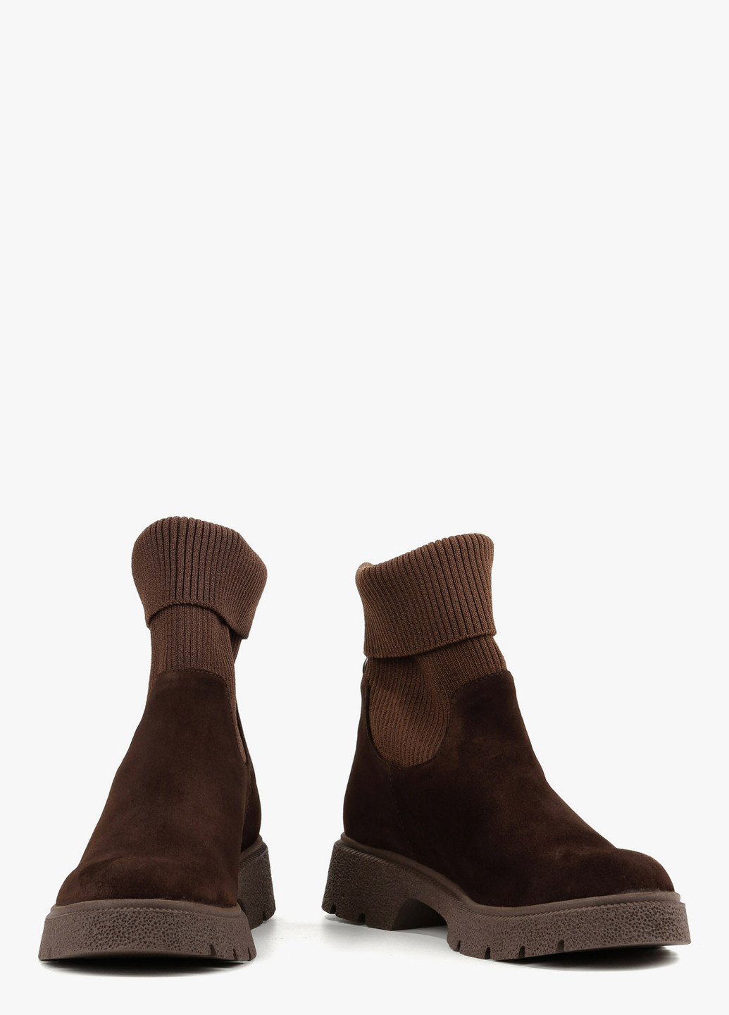 Осенние ботинки челси Le'BERDES без декора из натуральной замши