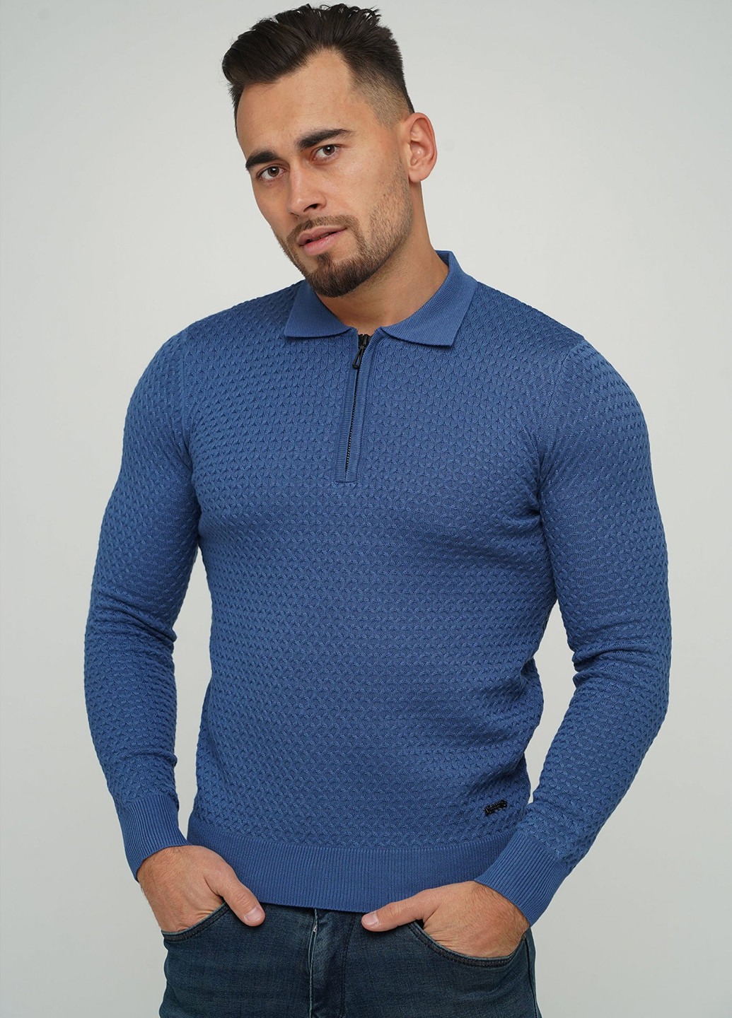 Синій демісезонний светр Trend Collection