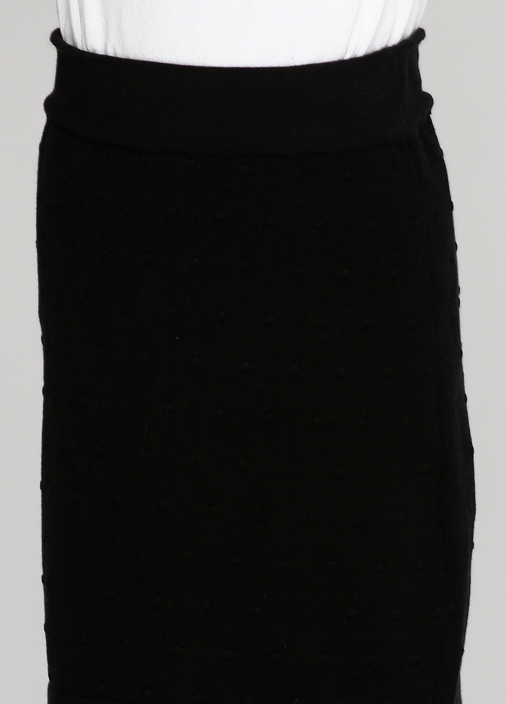 Черная кэжуал однотонная юбка Flash карандаш