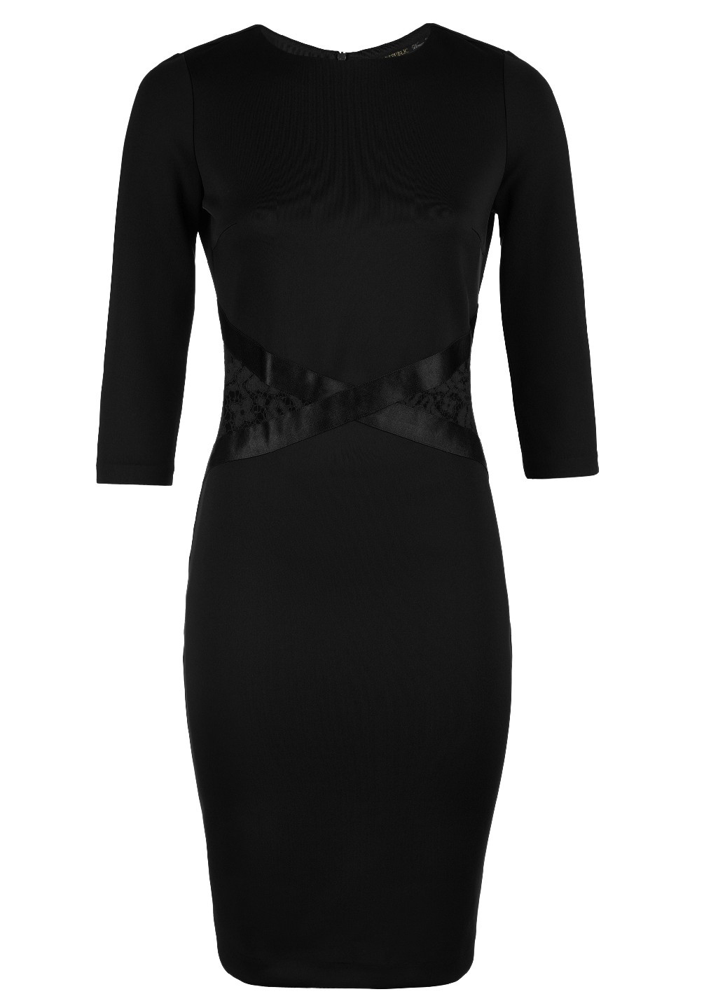 Черное деловое платье футляр LOVE REPUBLIC
