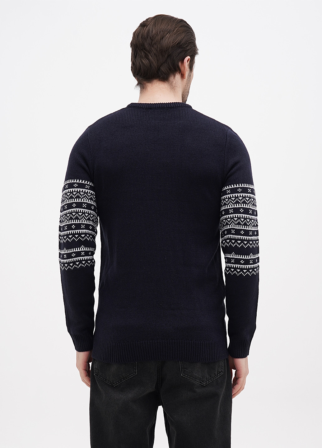 Темно-синий зимний джемпер джемпер Boohoo