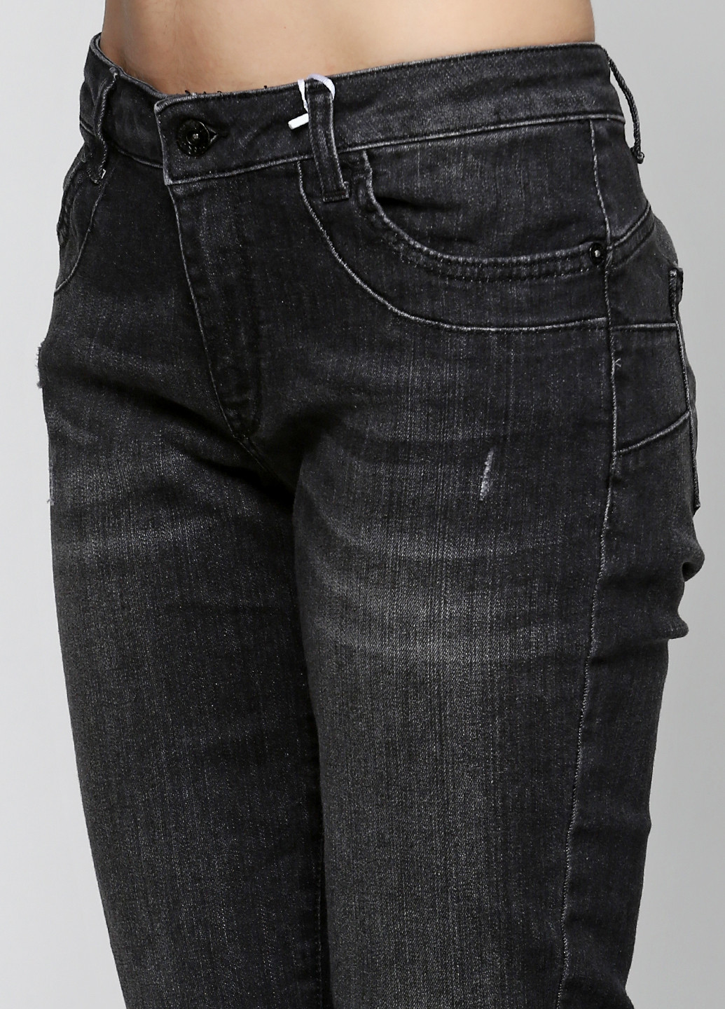 Джинси Rinascimento однотонні сірі джинсові